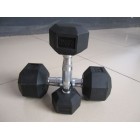 Rubber Coated Hex Dumbells 2.5 Kg x 1 Pair